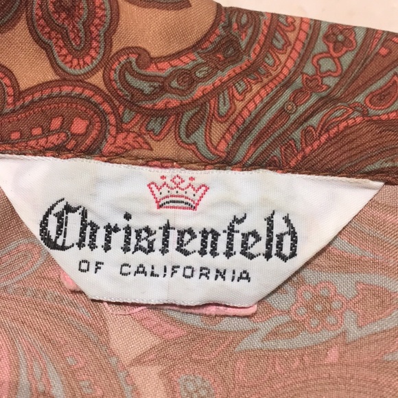 VINTAGE Paisley Button Down - Picture 6 of 7